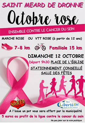 Octobre rose Saint Meard de Dronne