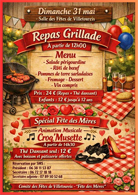 Repas dansant Villetoureix