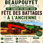 Fete des battages a l ancienne Beaupouyet