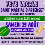 Fete locale Saint Martial d Artenset