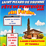 Fete de Pentecote Saint Meard de Dronne