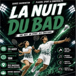 La nuit du Badmitnon Montpon Menesterol