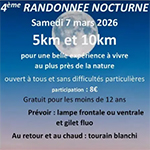 Randonnee nocturne Saint Astier