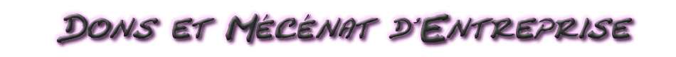 Mécénat d'Entreprise