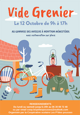 Vide grenier Montpon Menesterol