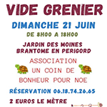 Vide grenier Brantome